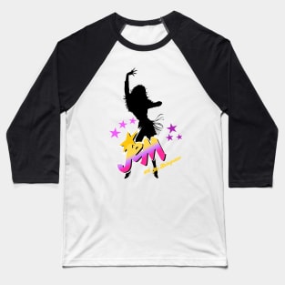 retro silhouette - jem and the hologram Baseball T-Shirt